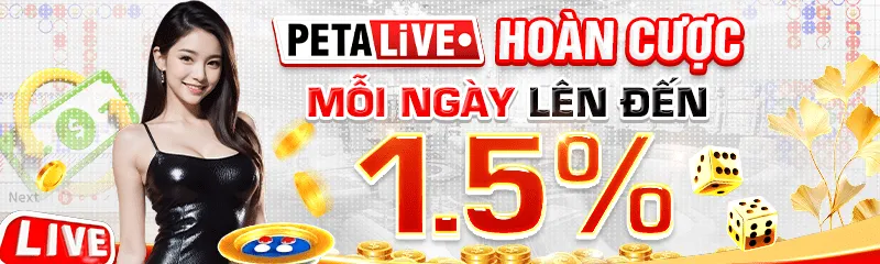 hoàn cược mỗi ngày lên đến 1.5%