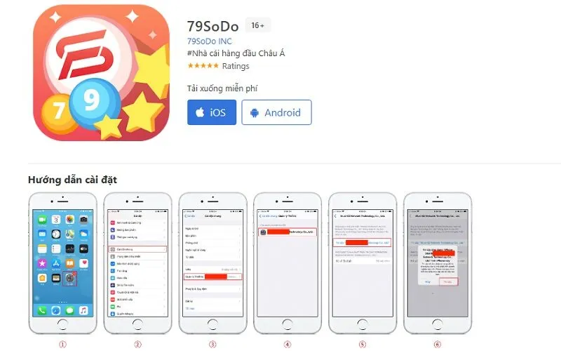 Tải app 79sodo trên Android